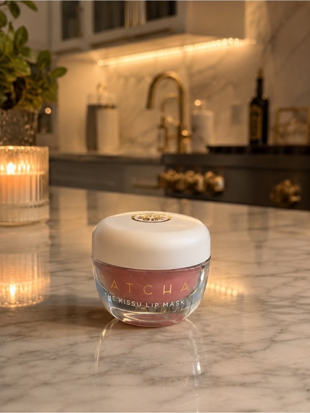 Tatcha The Kissu Lip Mask – Japanese Peach | Luxury Overnight Lip Treatment